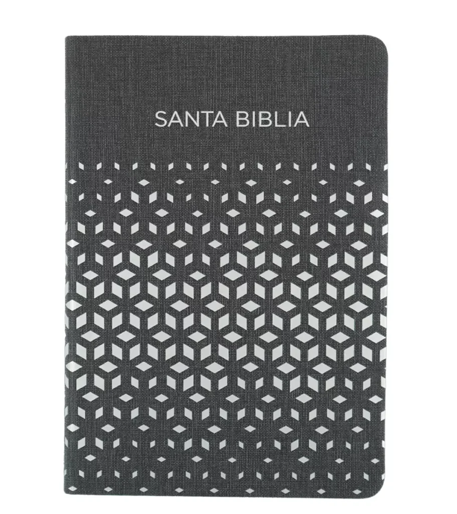 Biblia Regalos y Premios Simil Piel Negro/Plata - RV1960