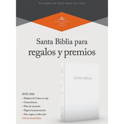 Biblia Regalos y Premios Simil piel Blanco – RV 1960