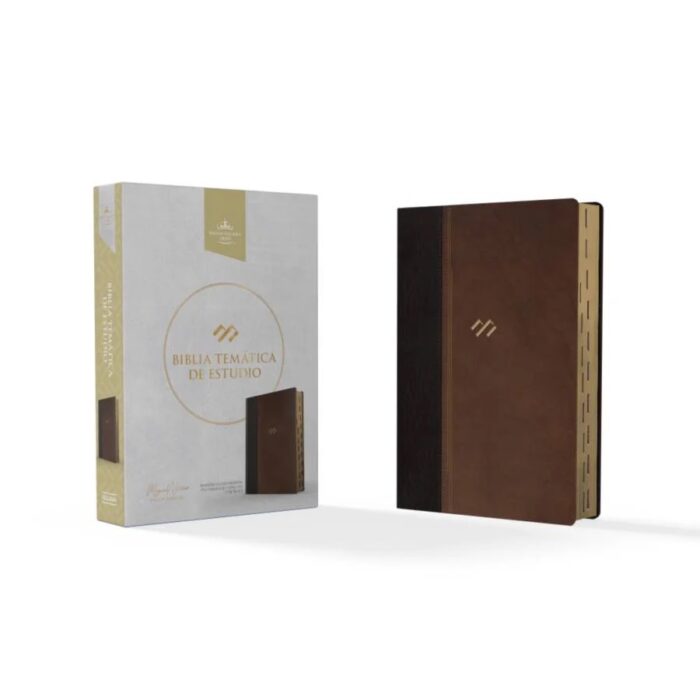 Biblia Temática de Estudio - RV- Marrón Oscuro - Miguel Núñez