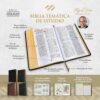 Biblia Temática de Estudio - RV- Marrón Oscuro - Miguel Núñez
